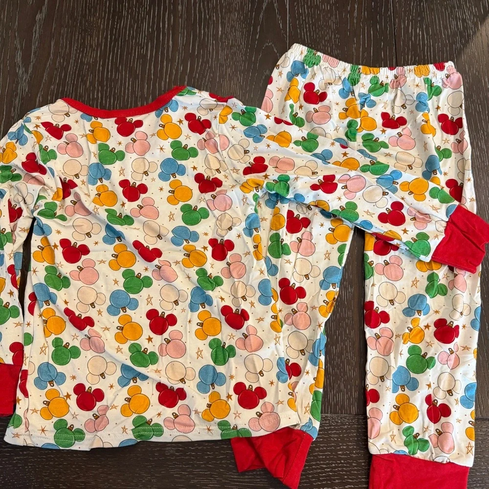 Mickey Mouse Christmas‎ Ornament Bamboo Pajamas 2T